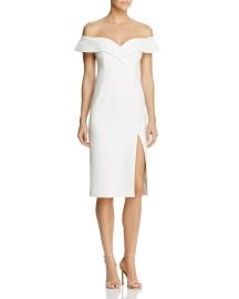 Bardot Bella Off-the-Shoulder Dress White at Bloomingdales